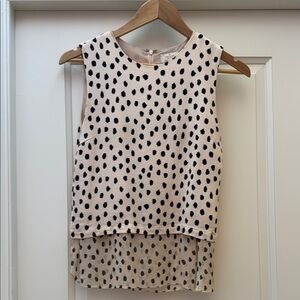 Kate Spade ♠️ Polka Dot Sleeveless Blouse